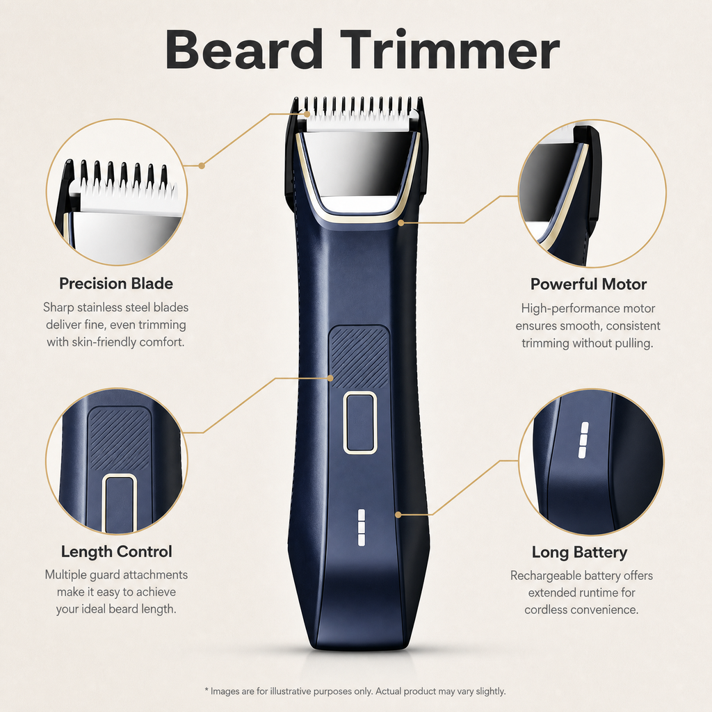 JENTMAN ONE Body & Groin Trimmer for Men